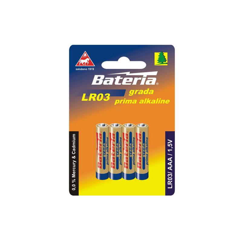 Baterie Grada prima alkaline LR03, AAA, 4 ks