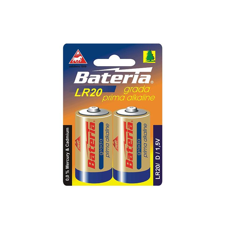 Baterie Grada prima alkaline LR20, D, 2 ks