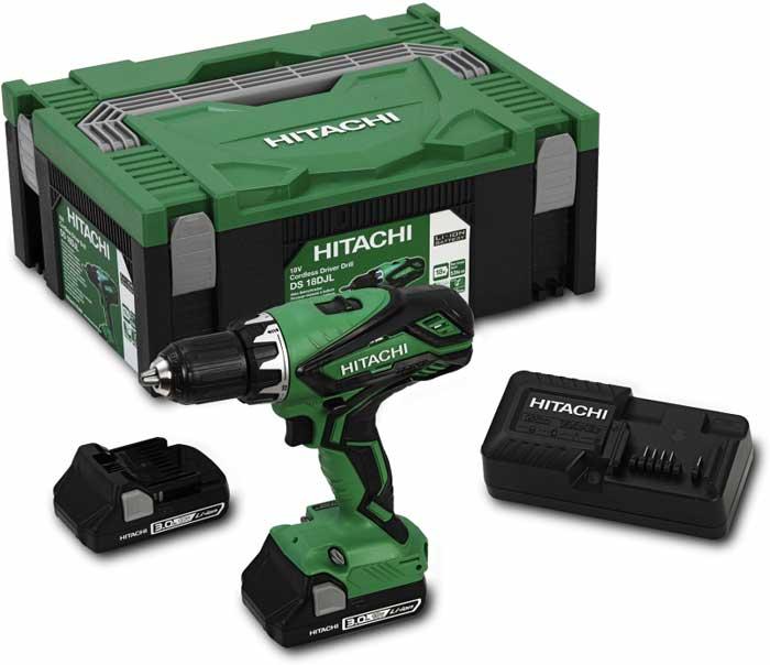 HITACHI - aku vrtací šroubovák DS18DJLWQ 3,0Ah Li-