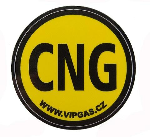 Samolepka CNG vnější